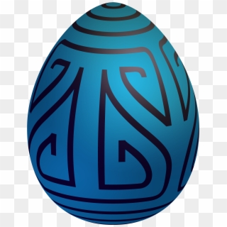 Easter Blue Decorative Egg Png Clip Art - Portable Network Graphics Transparent Png