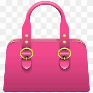 Handbag Pink Png Clip Art - Shoulder Bag Clip Art Transparent Png