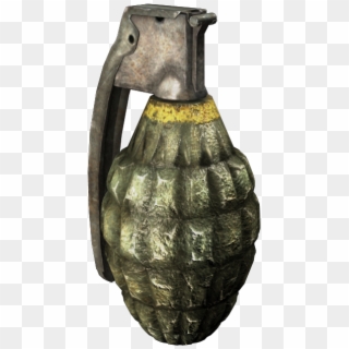 Green Hand Grenade Png - Grenade Without Pin Png Clipart