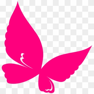 Small - Pink Butterfly Vector Png Clipart