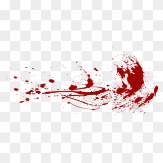 Blood Splatter Black Background - Blood Png Transparent Clipart