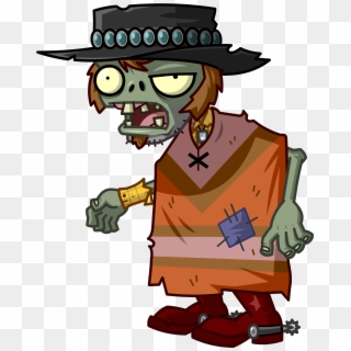 It's About Time's Campaign Threads 'brain Busters' - Plants Vs Zombies 2 Poncho Zombie Clipart