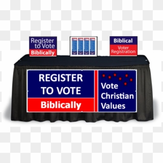 Biblical Vote Table - Majorelle Blue Clipart