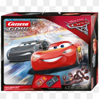Disney Cars 3-fast Not Last Set 1/43 Go Carrera - Cars Carrera Go Clipart