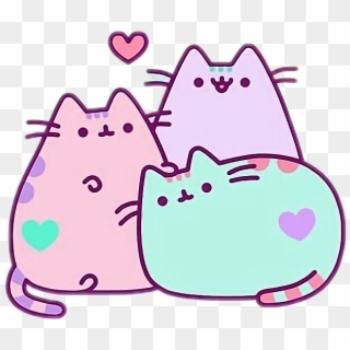 Image Result For Pusheen Kawaii - Pink Purple And Blue Pusheen Clipart