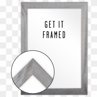 Grey Wood Frame Clipart