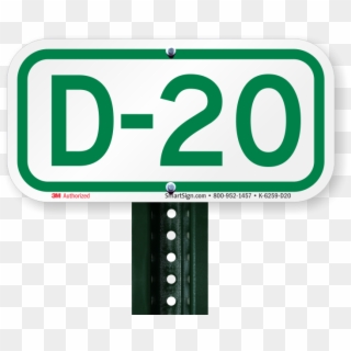 Parking Space Sign D-20 - Traffic Sign Clipart