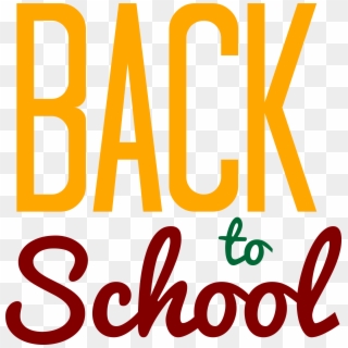 Yellow Back To School Png Clipart Image - Back To School Clipart Transparent