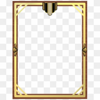 Jpg Royalty Free Library Art Deco Big Image Png - Frame Png Clipart