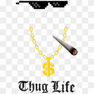 "thug Life Pack" Created With Many Versions - Thug Life Joint And Glasses Clipart
