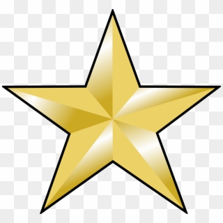 Estrellas Doradas Vector Png - General Star Png Clipart