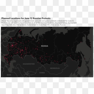 Picking Away At Putin's Support - Russia Map Clipart