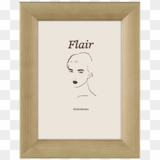 "flair 2" Wooden Frame, Birch, 10 X 15 Cm - Plywood Clipart