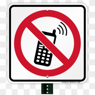 No Cell Phone Symbol Sign - Dont Text And Drive Sign Clipart