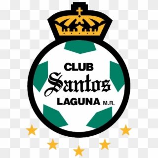 Santos 5 Estrellas - Logo Santos Laguna Png Clipart