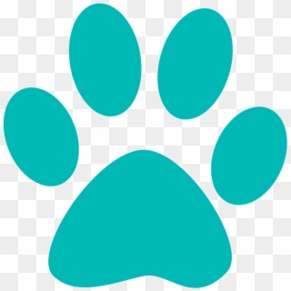 Dog Paw Icon Red , Png Download - Paw Print Clip Art Transparent Png