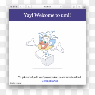 8000 In Your Browser, You Will See The Welcome Page - Cartoon Clipart