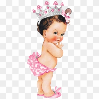 1104 X 1104 12 - Vintage Princess Baby Girl Clipart