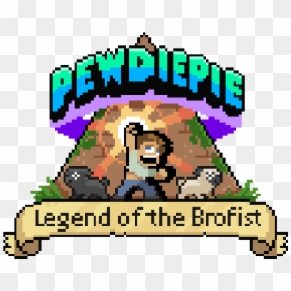 Legend Of The Brofist Just Launched For Mobile - Pewdiepie Legend Of The Brofist Logo Clipart