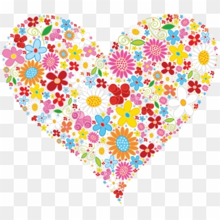 Svg Stock Free Clipart Hearts And Flowers - Heart Flower Vector Png Transparent Png