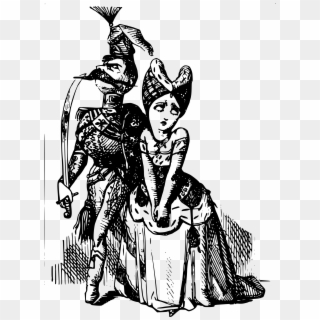 This Free Icons Png Design Of A King With A Sad Princess Clipart