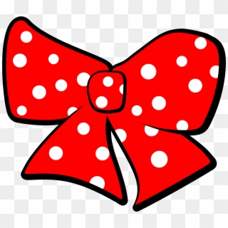 Red - Bow - Minnie Mouse Ribbon Png Clipart