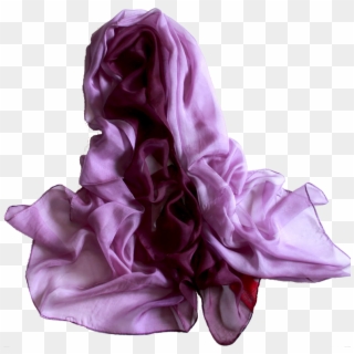 Silk Lilac Purple Ombre Hijab - Artificial Flower Clipart