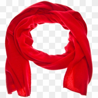 Red Scarf - Transparent Red Scarf Png Clipart