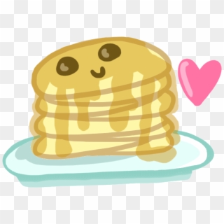 Pancake Clipart Tumblr Transparent - Cute Pancakes Cartoon Png