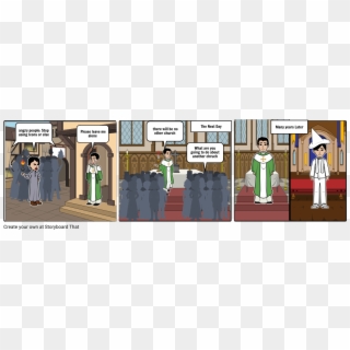 The Great Schism - Cartoon Clipart