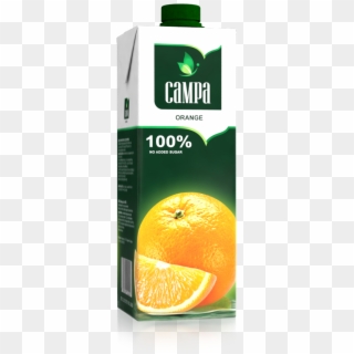 Campa Jugo De Naranja 100% - Jugo De Naranja Tetra Pak Clipart