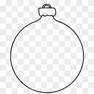Christmas Bauble Template - Simple Christmas Bauble Template Clipart