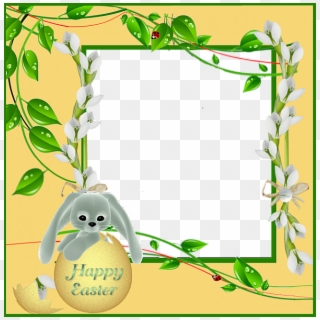 Transparent Happy Easter Picture Frame Clipart