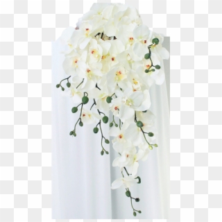 This Lovely Orchid Cascade Bouquet Is A Great Option - Artificial Flower Clipart