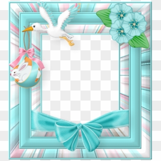 Blue Easter Frame - Transparent Png Easter Frames Png Clipart