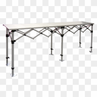 Aluminium Folding Concertina Tables - Folding Aluminium Table Clipart