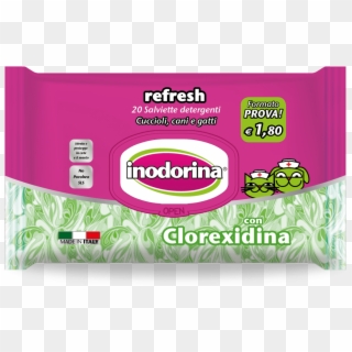 Inodorina Toallitas Refresh Clorhexidina Pocket - Inodorina Salviette Clipart