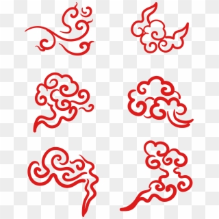 Red Vector Minimalist Chinese Style Png And Image - Illustration Clipart