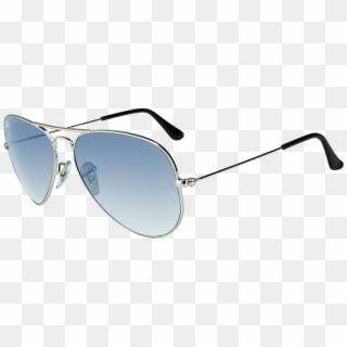 Ray Ban Rb3025 0033f 58 Aviator Silver Blue Gradient - Reflection Clipart