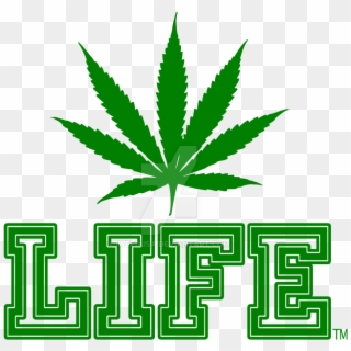 I Life By - Weed Life Logo Clipart