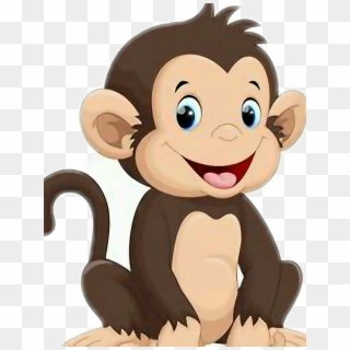 #desenho #macaco #infantil - Cute Monkey Cartoon Png Clipart