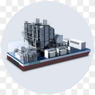 Sgt-800 - Floating Power Plant Siemens Clipart