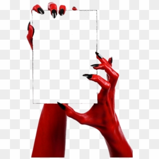 #ftestickers #halloween #devil #evil #hands #red # - Evil Hands Png Clipart