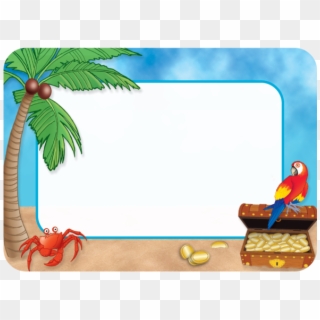 Tcr 5178 Name Tags - Island Name Tag Clipart - Png Download