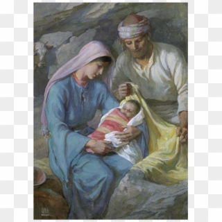 More Views - Nativity Painting For Christmas Clipart