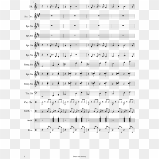 Oye Sheet Music Composed By Brayan Alejandro Arevalo - Sheet Music Clipart