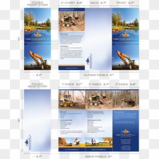 Self Mailer Tri Fold Brochure - Example Of Travel Brochure Back And Front Clipart