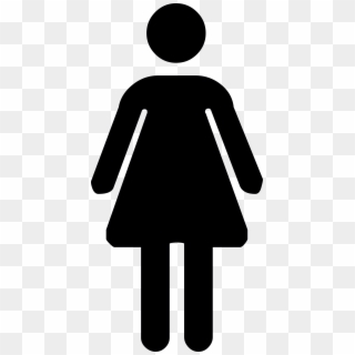 Símbolo Banheiro Feminino, Mulheres - Cool Pictograph Clipart
