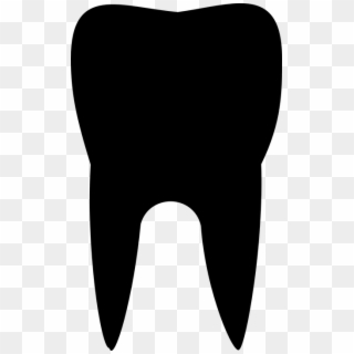 Dente Molar Png - Black Tooth Clipart Transparent Png