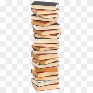 Tall Stack Of Books Transparent - Clipart Stack Of Books Transparent - Png Download